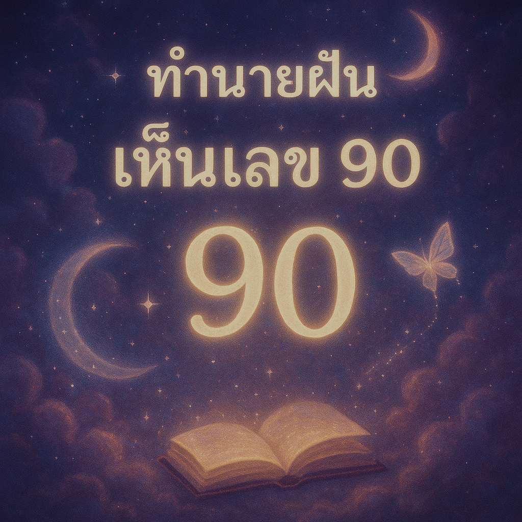 ทำนายฝัน เห็นเลข90